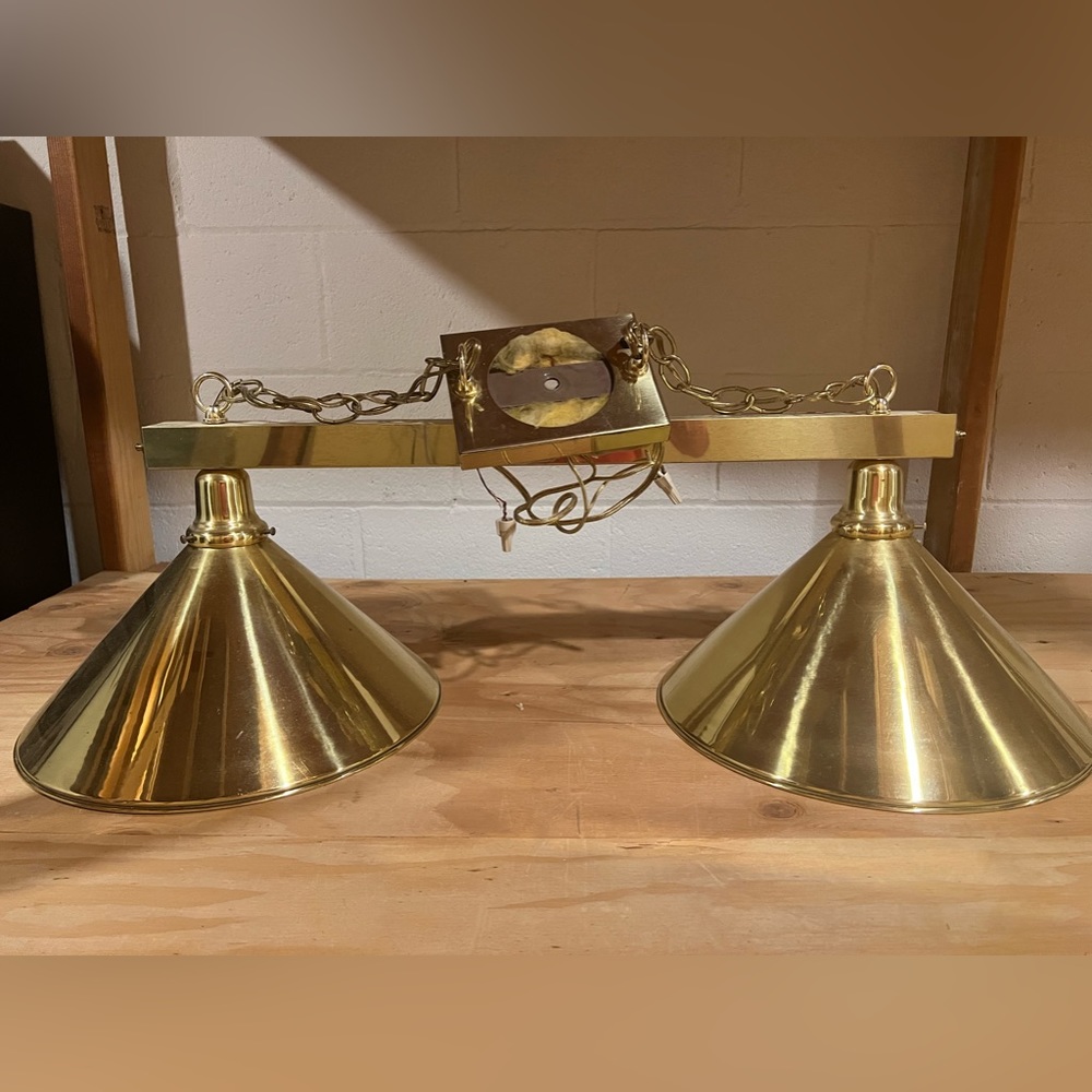 Brass Billiard light